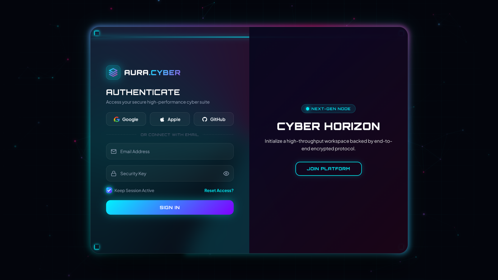💎 Premium Sign In & Sign Up Template - HTML