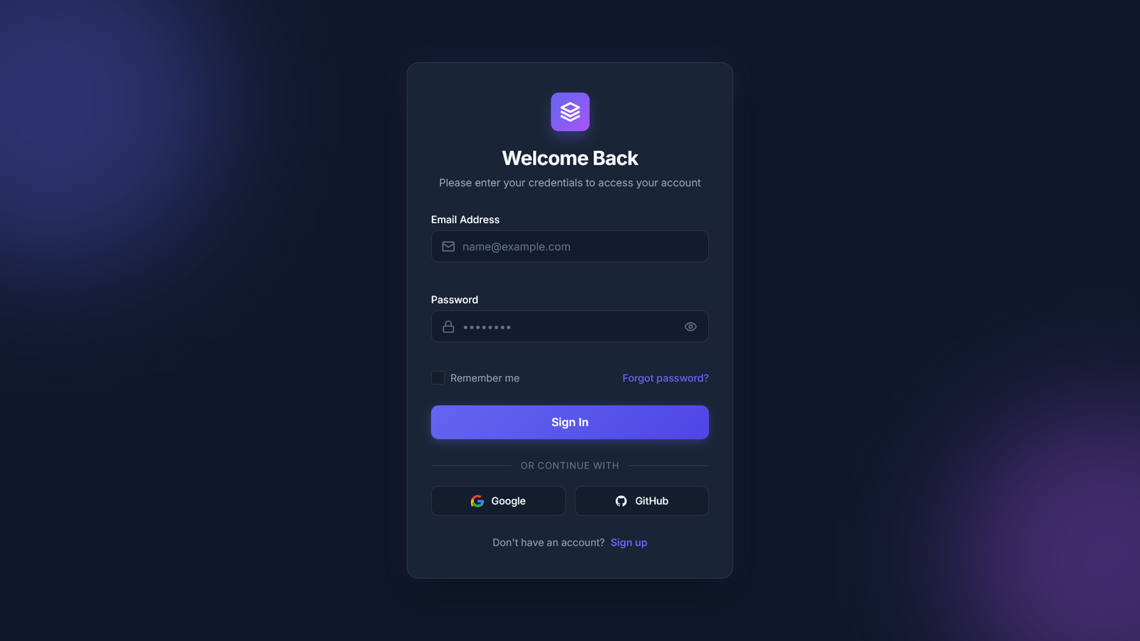 Modern Glassmorphism HTML5 Login & Auth Template